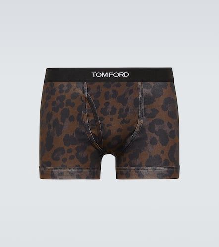 Bóxer briefs de mezcla de algodón estampados - Tom Ford - Modalova