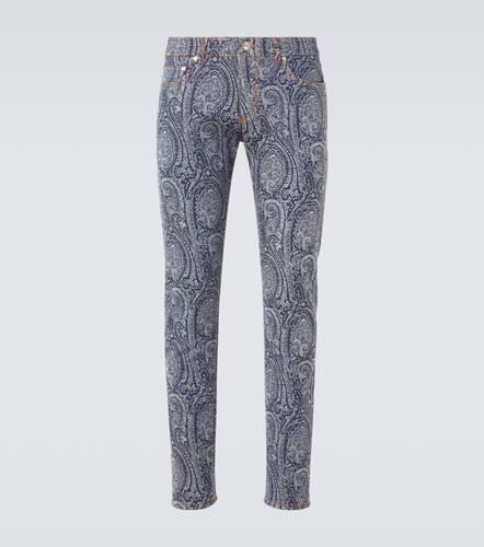 Etro Paisley jacquard slim jeans - Etro - Modalova