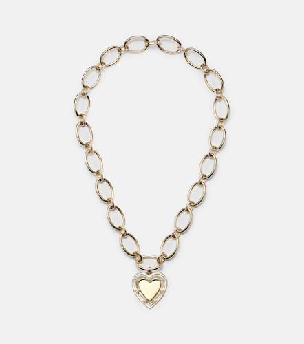 Love Heart Token 18kt pendant necklace with diamonds - FoundRae - Modalova