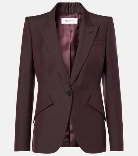 Wool and mohair blazer - Alexander McQueen - Modalova