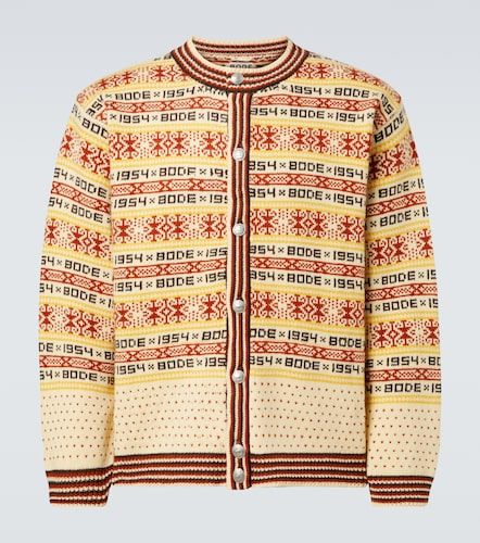 Cárdigan Marzipan de lana en jacquard - Bode - Modalova