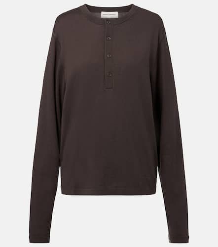 NÂ°370 Herman cotton and cashmere Henley shirt - Extreme Cashmere - Modalova