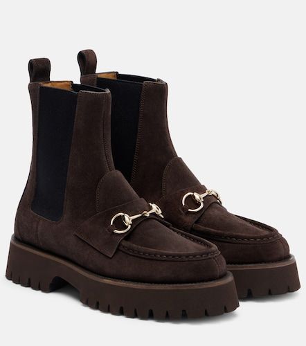 Gucci Sylke suede Chelsea boots - Gucci - Modalova