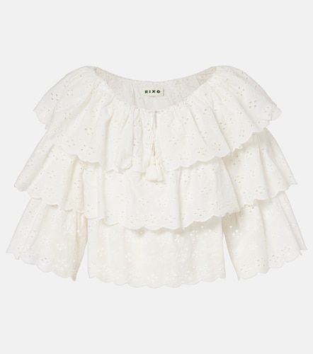 Top de algodón con bordado inglés - Rixo - Modalova