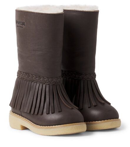 Donsje Daffy fringed leather boots - Donsje - Modalova