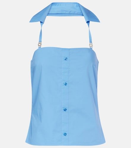 Top de algodón con cuello halter - Coperni - Modalova