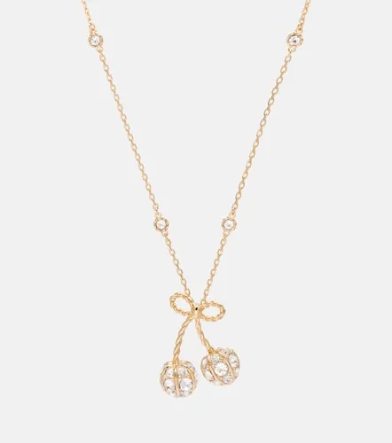 Chez SwarovskiÂ®-embellished necklace - Valentino Garavani - Modalova