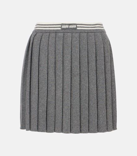 Miu Miu Cashmere and wool miniskirt - Miu Miu - Modalova