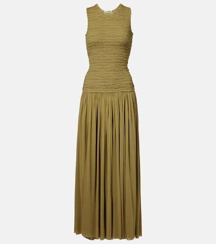 Shirred pliss maxi dress - Jil Sander - Modalova