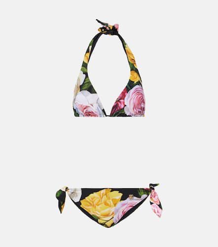 Bikini con stampa floreale - Dolce&Gabbana - Modalova