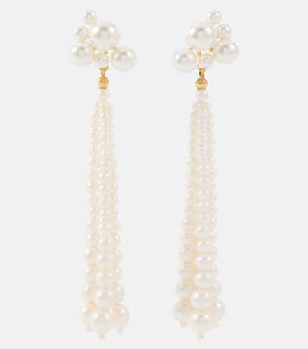 Charlena drop earrings with pearls - Jennifer Behr - Modalova