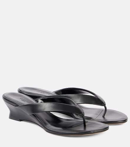 Le Monde BÃ©ryl Leather wedge sandals - Le Monde Beryl - Modalova