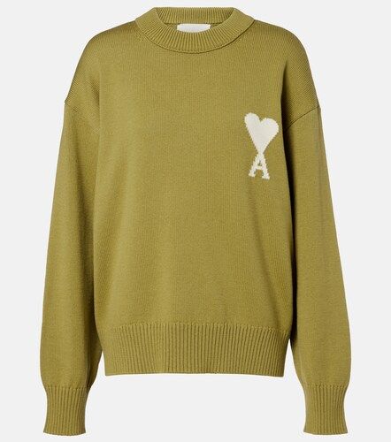 Pullover Ami De Cœur aus Wolle und Baumwolle - Ami Paris - Modalova