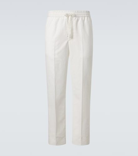 Pantaloni regular in lino e cotone - Brioni - Modalova