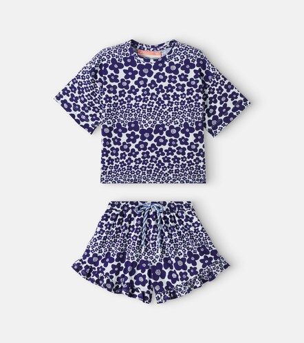 Fábula Set de camiseta y shorts Flor Bela de algodón - Fabula - Modalova