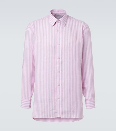 Charvet Camisa de lino a rayas - Charvet - Modalova