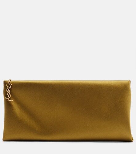 Clutch Evening de satén - Saint Laurent - Modalova