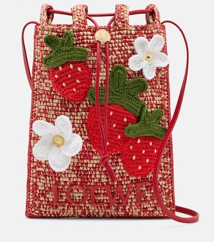 Paula's Ibiza raffia pouch with strap - Loewe - Modalova