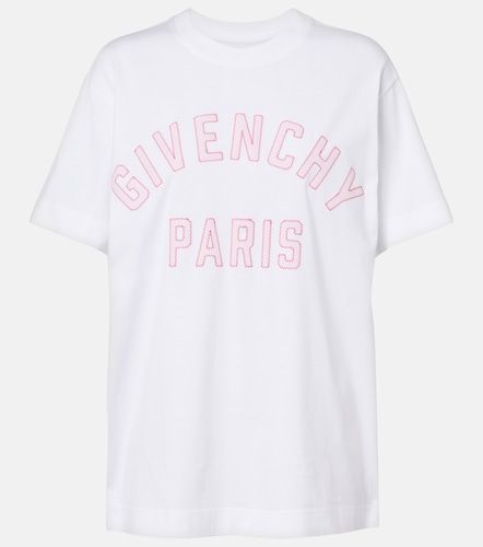 Camiseta de algodón bordada - Givenchy - Modalova