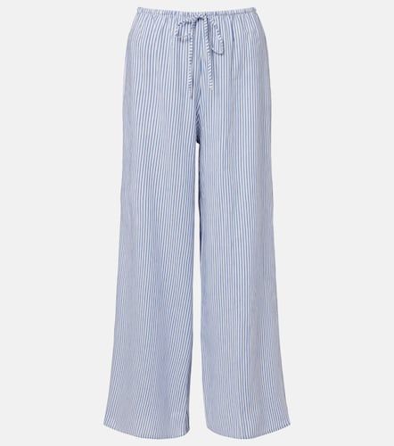 Pantalones anchos de algodón a rayas - Montce - Modalova