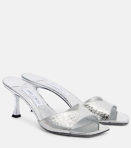 Skye 70 metallic leather mules - Jimmy Choo - Modalova