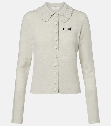 Chloe Logo wool cardigan - Chloe - Modalova