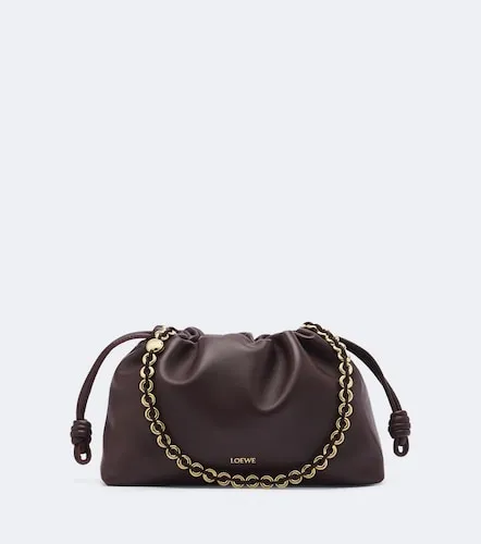 Borsa a spalla Flamenco Medium in pelle - Loewe - Modalova