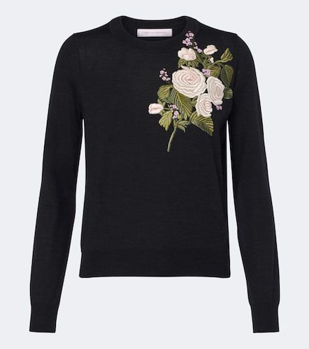 Bestickter Pullover aus Wolle - Carolina Herrera - Modalova