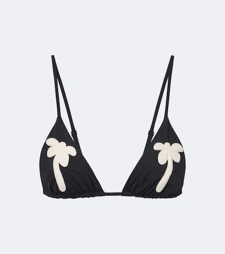 Embroidered bikini top - Johanna Ortiz - Modalova