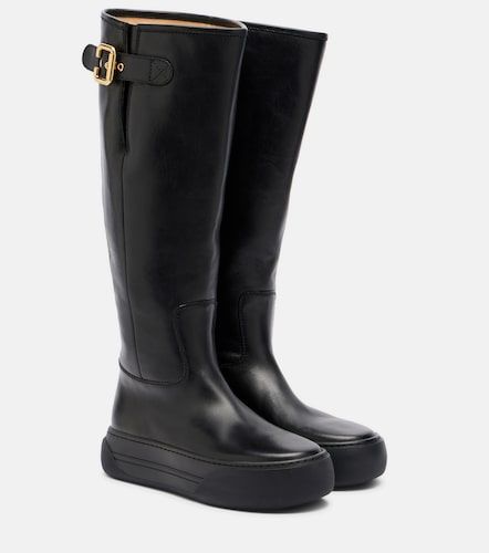Chloe Delia leather knee-high boots - Chloe - Modalova