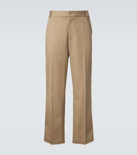 Pantalones rectos de algodón - Moncler - Modalova