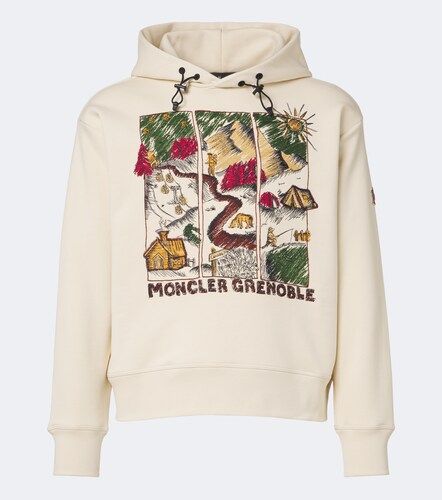 Sudadera con capucha en mezcla de algodón - Moncler Grenoble - Modalova