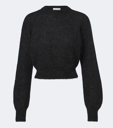 Cropped-Pullover aus einem Mohairgemisch - Max Mara - Modalova