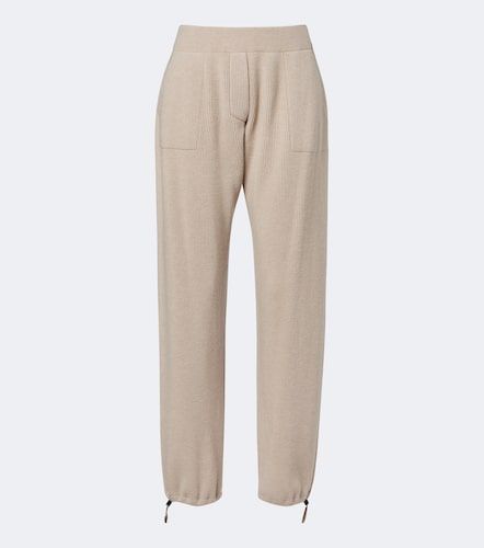 Pantaloni regular in lana, cashmere e seta - Brunello Cucinelli - Modalova