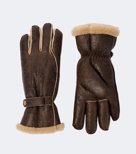 RRL Guanti in pelle con shearling - RRL - Modalova