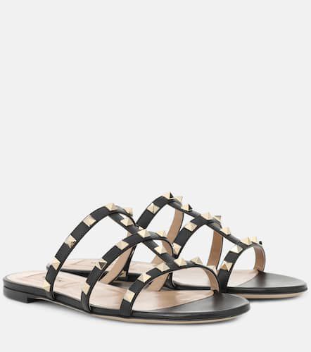 Rockstud leather slides - Valentino Garavani - Modalova