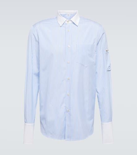 Striped cotton poplin shirt - Winnie New York - Modalova