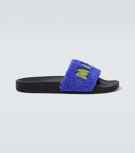 Marni Logo jacquard slides - Marni - Modalova