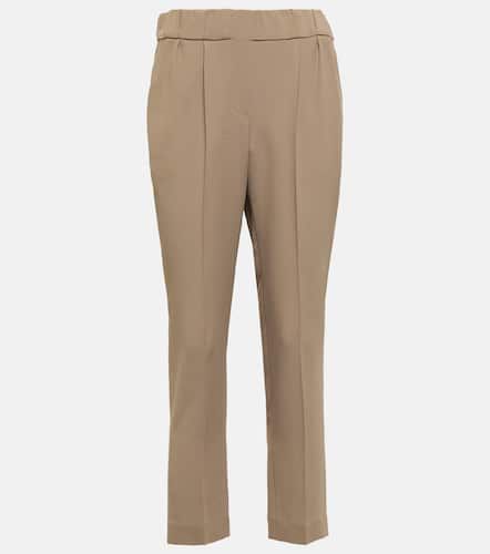 CrÃªpe slim pants - Brunello Cucinelli - Modalova