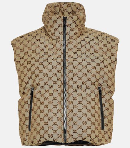 Gucci GG canvas puffer vest - Gucci - Modalova