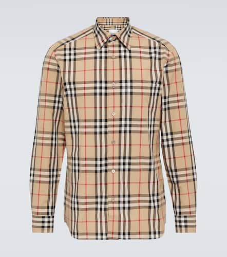 Check cotton poplin shirt - Burberry - Modalova