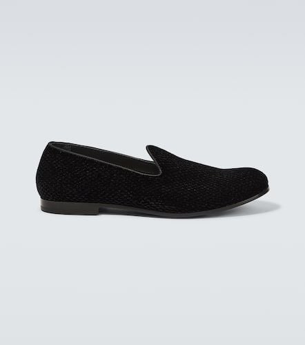 Giorgio Armani Velvet loafers - Giorgio Armani - Modalova