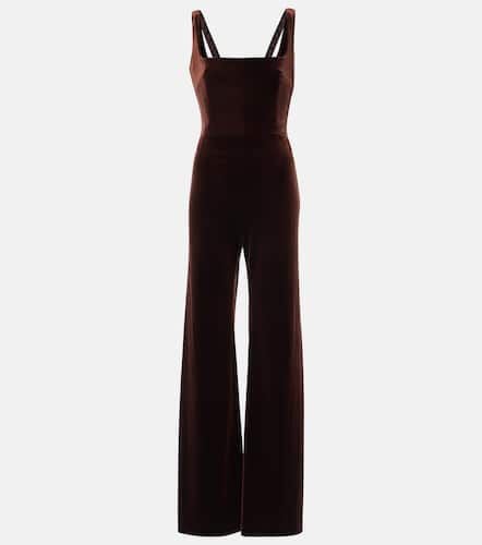 Galvan Vesper velvet jumpsuit - Galvan - Modalova