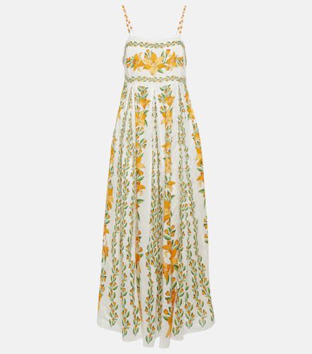 Tropical Lightness cotton maxi dress - Farm Rio - Modalova