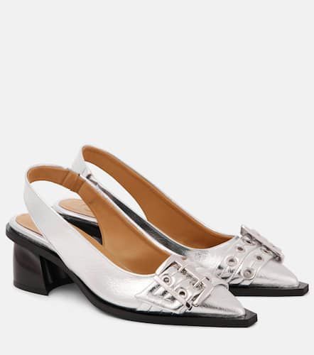 Ganni Pumps slingback in similpelle - Ganni - Modalova