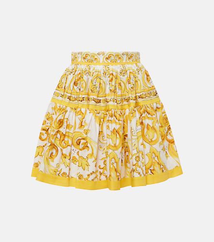 Majolica cotton miniskirt - Dolce&Gabbana - Modalova