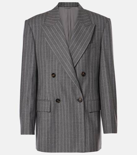 Double-breasted virgin wool blazer - Brunello Cucinelli - Modalova