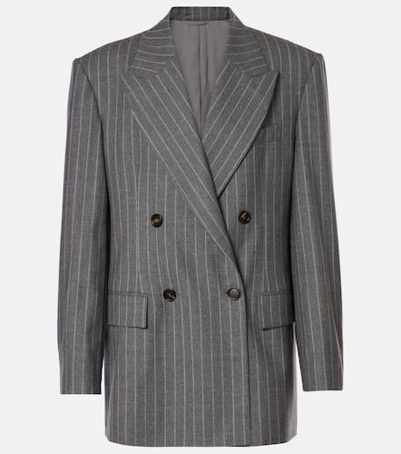 Double-breasted virgin wool blazer - Brunello Cucinelli - Modalova