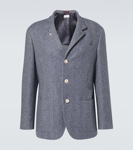 Wool, silk, and cashmere blazer - Brunello Cucinelli - Modalova