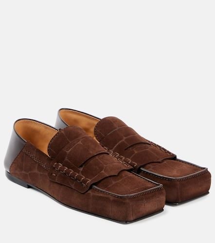 CarrÃ© leather penny loafers - Jacquemus - Modalova